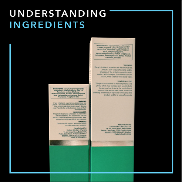 Understanding Ingredients