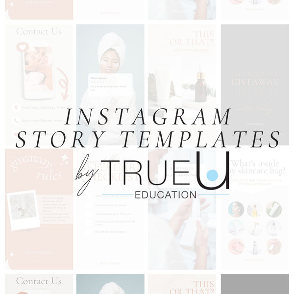 Esthetician Instagram Story / Highlight Cover Templates
